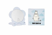 【マリークワント「MOOMIN × MARY QUANT DESIGN COLLECTION」】コンパクト ミラー M01 スモーキーブルー：3,080円（税込）