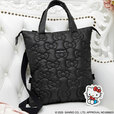 【『HELLO KITTY リボンな3wayキルティングBAG BOOK おしゃれBLACK』（宝島社）】トートで使う場合