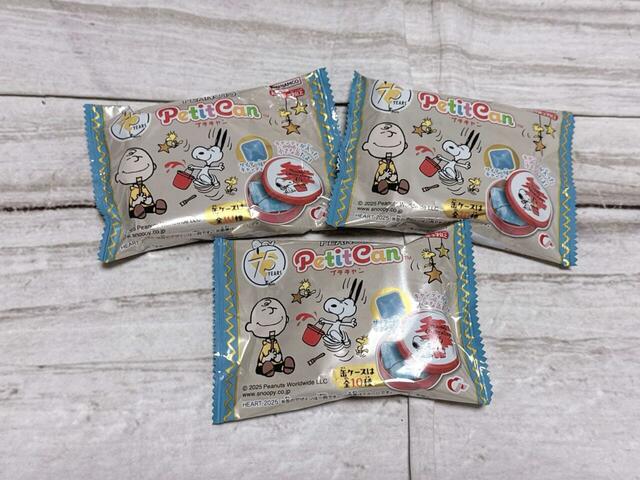 「プチキャン PEANUTS」を3個ゲット!