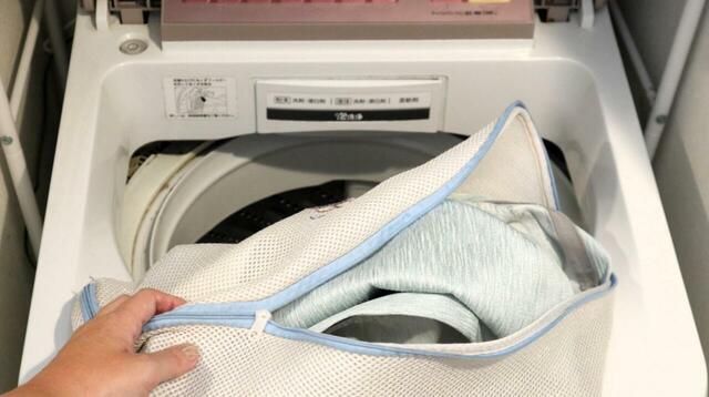 【カインズ カバーが洗える背もたれイス Lepoco】洗濯ネット使用のうえ、弱水流・手洗いコースが推奨されています