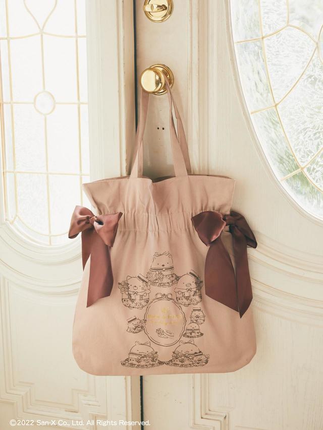 【Maison de FLEUR×すみっコぐらし】ダブルリボンギャザートート