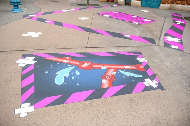 東京ディズニーランド「びしょ濡れトゥーンタウン」