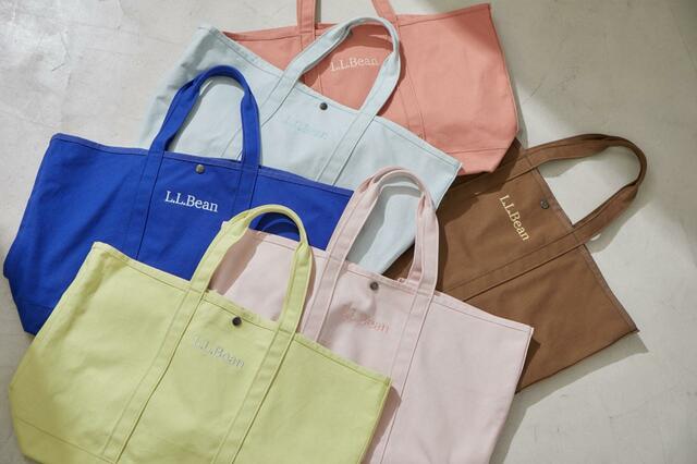 【SALON adam et rope'（サロン アダム エ ロペ）× L.L.Bean（エルエルビーン）】Grocery Tote（グローサリー・トート）各6,050円（税込）