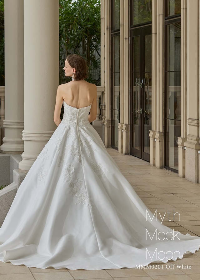 クラウディア「Myth Mock Moon（ミスモックムーン）」新作ウェディングドレス　MMM0201_Off White