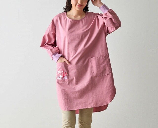 サッとかぶるだけの割烹着「おしゃれキャットマリー」|¥4,990 (税込)