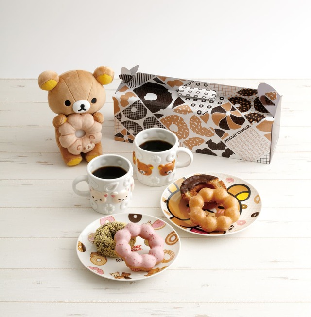 【リラックマ×ミスタードーナツ】楽しいおうちカフェも叶いそう♪