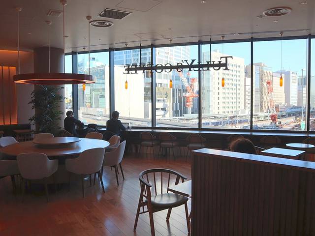 渋谷の街が一望できる