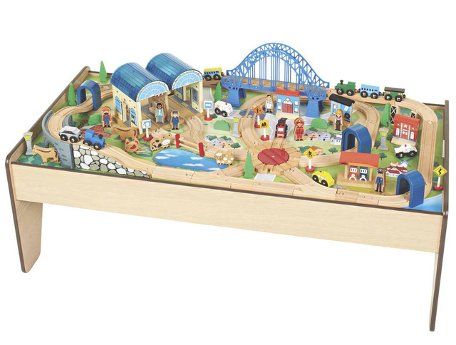 ＜トイザらス限定＞イマジナリウム　オールインワン　トレインテーブルセット