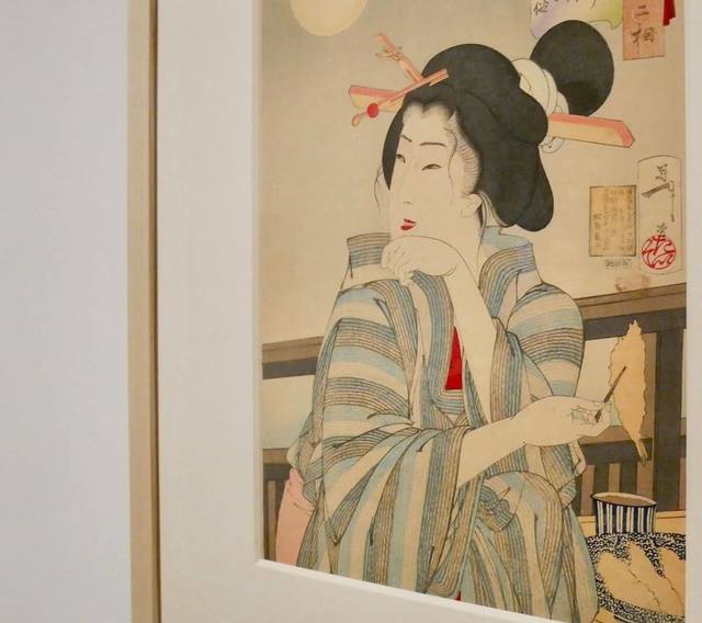 月岡芳年《風俗三十二相 むまさう 嘉永年間女郎之風俗》味の素食の文化センター