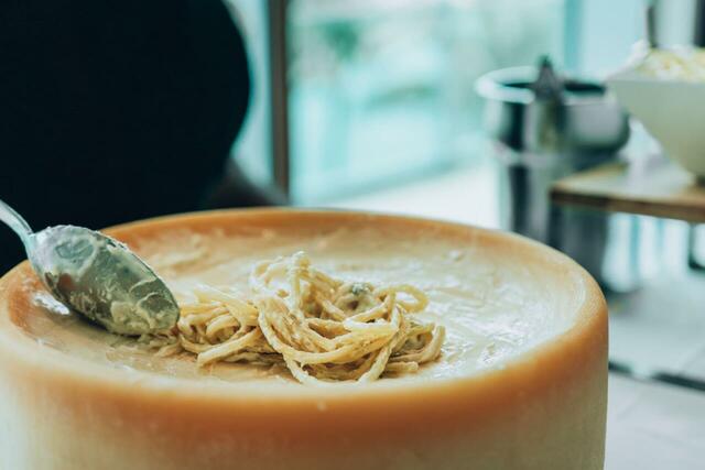 「グラナパダーノのチーズパスタ」<期間:2026年2月16日~4月30日>【【札幌】おおきなイチゴのズコットや豪快な肉料理も楽しめる♪ランチブッフェ「イタリア郷土料理フェア」で春を先取り!】