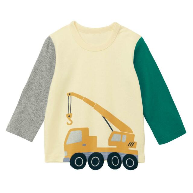 はたらくのりものあそべる長袖Ｔシャツ 【ベビー服　子供服　長袖】｜￥1,490 （税込）