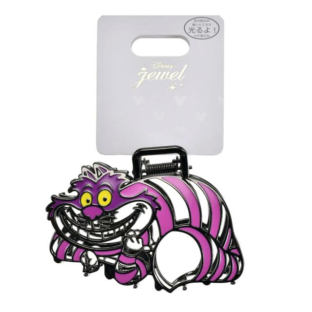 チェシャ猫 ヘアクリップ メタルカラー 蓄光 CHESHIRE CAT 3,000円