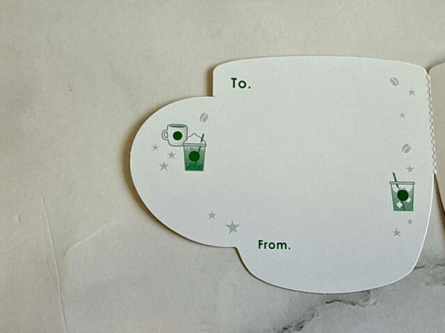 内側にメッセージが書ける仕様