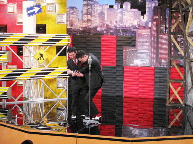 『爆笑問題のツーショット』収録の模様