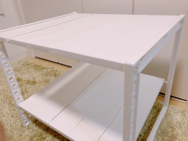 【ニトリ シンク下伸縮ラック】収納したい物に合わせて幅や高さを調節可能！