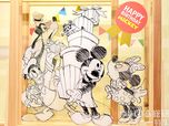 ミッキーマウスのスクリーンデビュー90周年を記念して描かれたアート