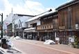 会津若松の「野口英世青春通り」には蔵造りの建物が多い