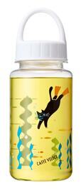 【黒ねこサマーバッグ2024】クリアボトル 容量400ml