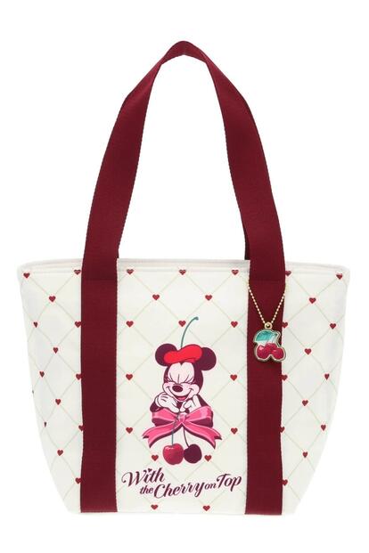 Disney ミニー　ランチトート＆ペットボトルカバー　保冷・保温　さくらんぼ img_01262e5ef96f557c15c7df1a67