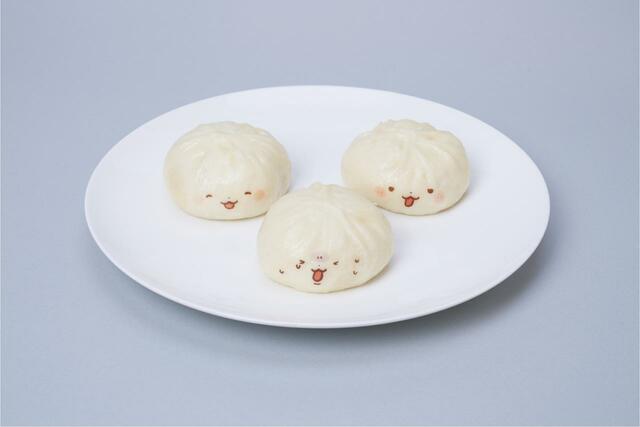 「三宮一貫樓の豚まんミニ(ぱお) (全3種・表情はランダム)」＜各280円＞【「ぺたぺたみにりあん」初のPOP UP SHOP】