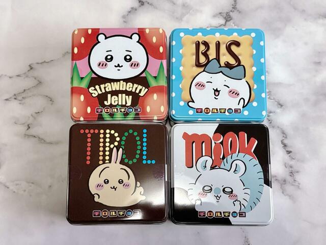 2025年3月24日（月）に発売された「ちいかわちろるちょこ缶」全4種類をゲット！