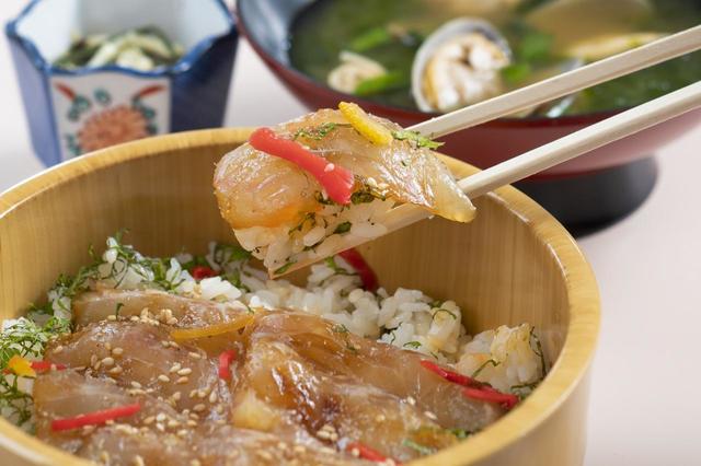 伊勢まだい てこね寿司定食 - 志摩スペイン村 パルケエスパーニャ