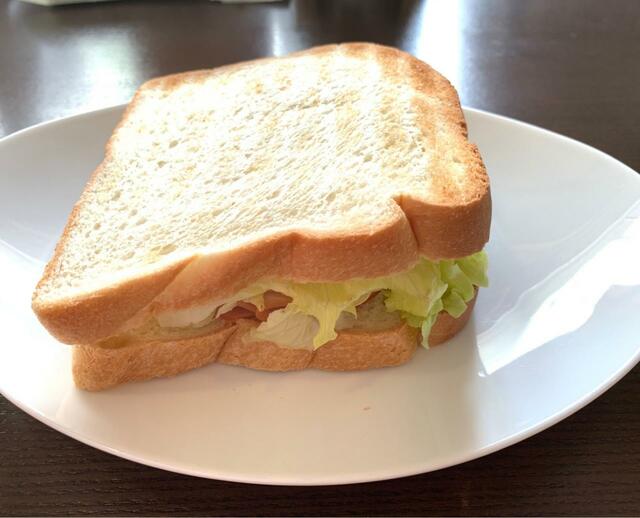 【モーニングセットA】一番厚みもあった！