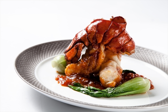 オマール海老の”エビチリ”フリット