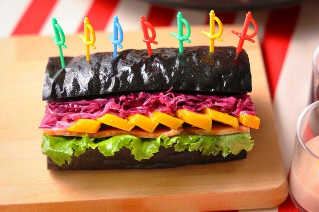 「カボチャサラダサンド」＜2023年9月1日(金)～10月31日(火)＞【サンドウィッチ＆スイーツビュッフェ～栗とぶどうのハロウィーンパーティー～】