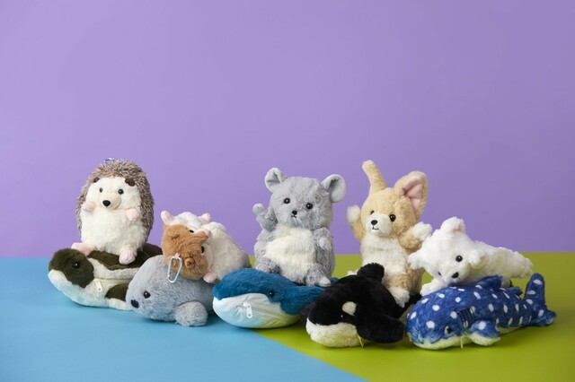 【ポーズー】ミニポーチ、クッションポーチ各5種類