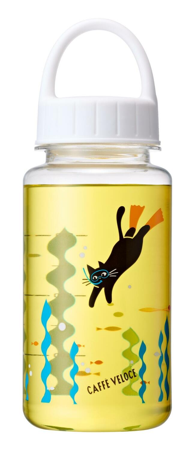 【黒ねこサマーバッグ2024】クリアボトル 容量400ml