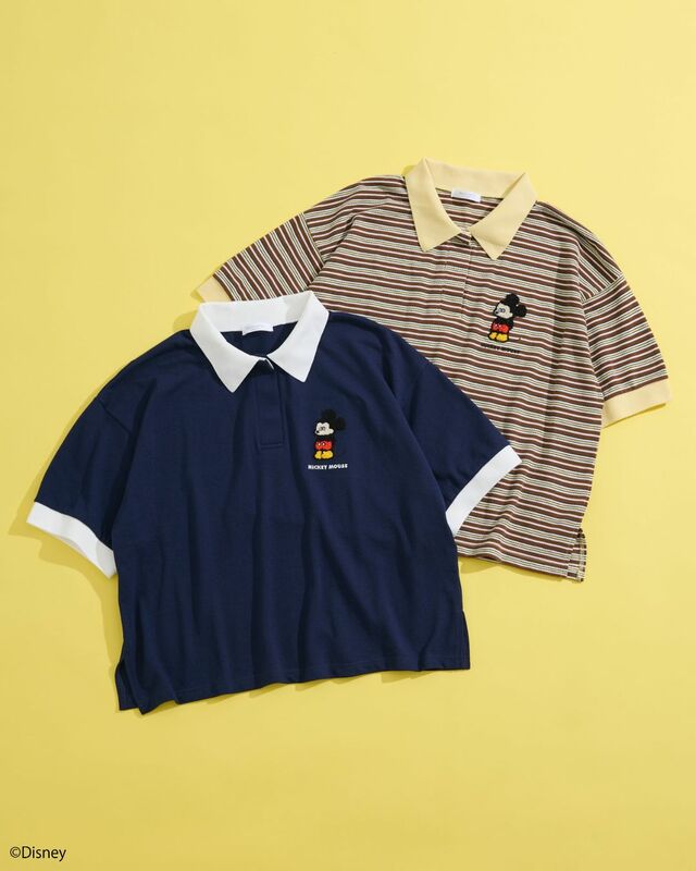 ワンポイントショートポロ 4,990円｜Green Parks ディズニー×松本セイジコレクション