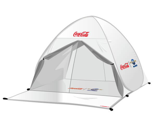 20シールコース（500名）オリジナル ワイドワンタッチテント