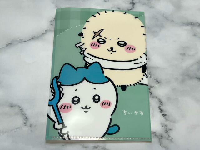 ちいかわA5見開きクリアファイル5／税込110円