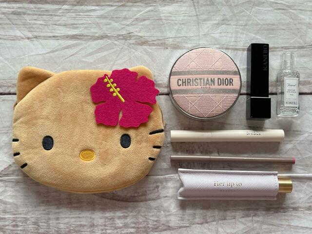 これだけのコスメが収納できました！