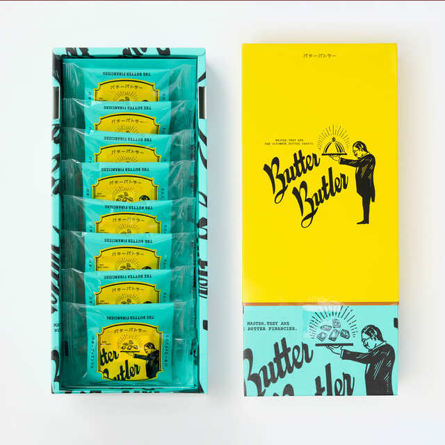 【東京ギフトパレット「2025年上半期人気お菓子ランキング」】第2位：「バターフィナンシェ」スクエア型のフィナンシェと印象的な配色のパッケージはおしゃれさも◎