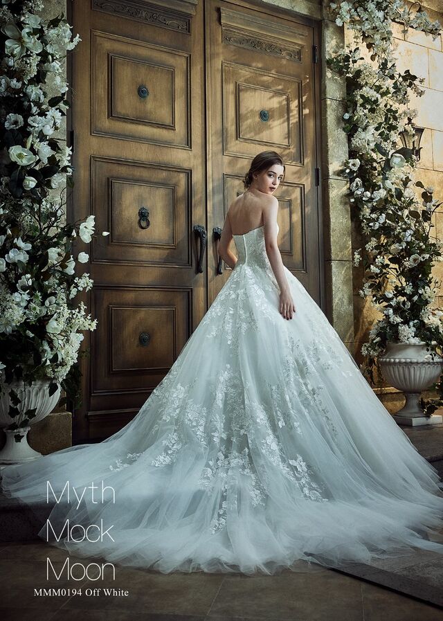 「Myth Mock Moon（ミスモックムーン）」新作ウェディングドレス MMM0194 offwhite