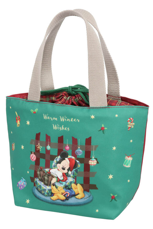 スーベニアランチケース 対象のメニューにプラス1,300円｜東京ディズニーリゾート「ディズニー・クリスマス」スペシャルメニュー｜販売店舗：東京ディズニーランド「プラズマ・レイズ・ダイナー」、東京ディズニーシー「ザンビーニ・ブラザーズ・リストランテ」｜発売日：2024年11月8日（金）〜12月25日（水）