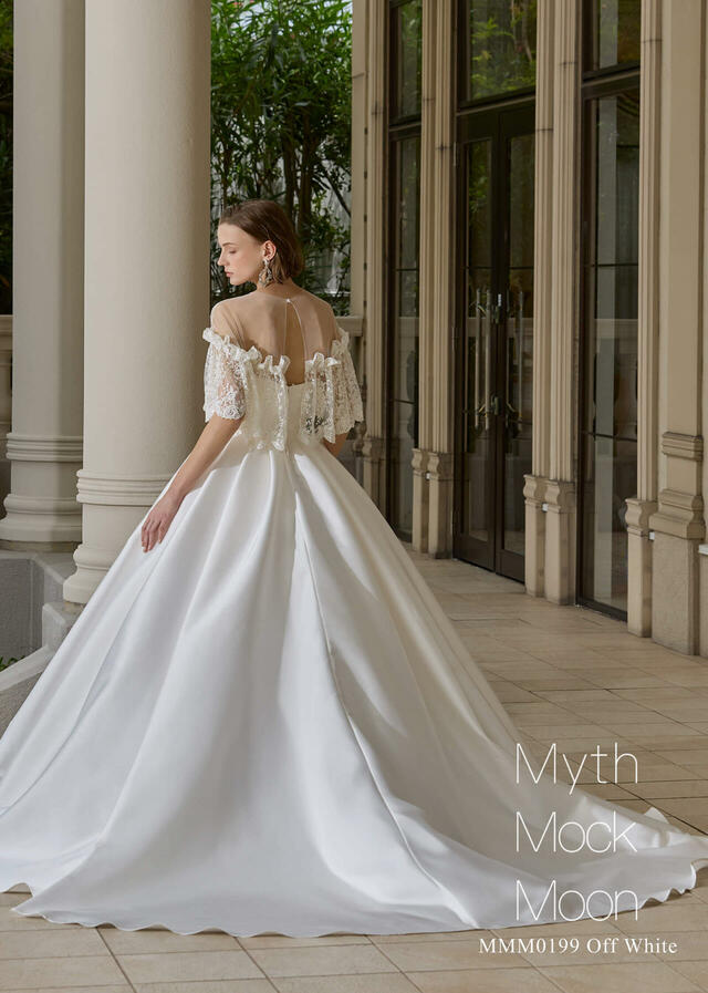 クラウディア「Myth Mock Moon（ミスモックムーン）」新作ウェディングドレス　MMM0199_Off White