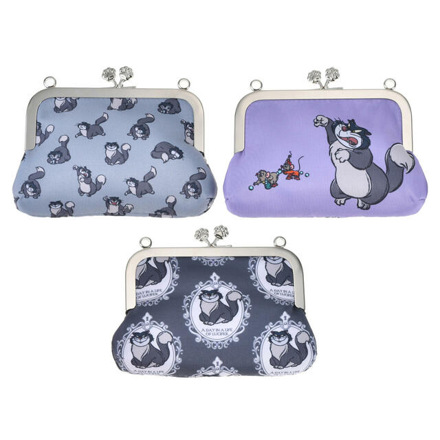 ディズニーキャラクター シークレットポーチ がまぐち チェーン付き DISNEY CAT DAY 2026 1,500円