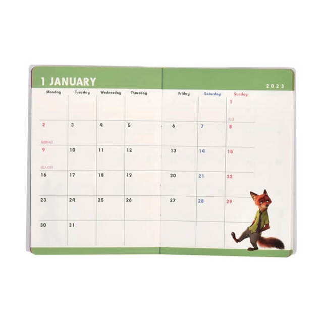 ズートピア 手帳・スケジュール帳 2023 ミニ CALENDARS & ORGANIZERS 880円
