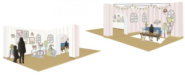 【ポケピース】ポップアップ会場限定のフォトスポット ※画像はイメージです