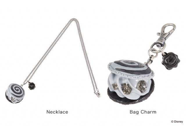 Jack/Spiral Macaron Necklace ¥11,000　Jack/Spiral Macaron Bag Charm ¥7,000