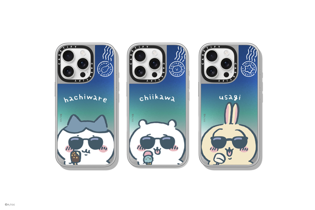 「ちいかわ x CASETiFY」コレクション　ちいかわ、ハチワレ、うさぎ　スマートフォンケース