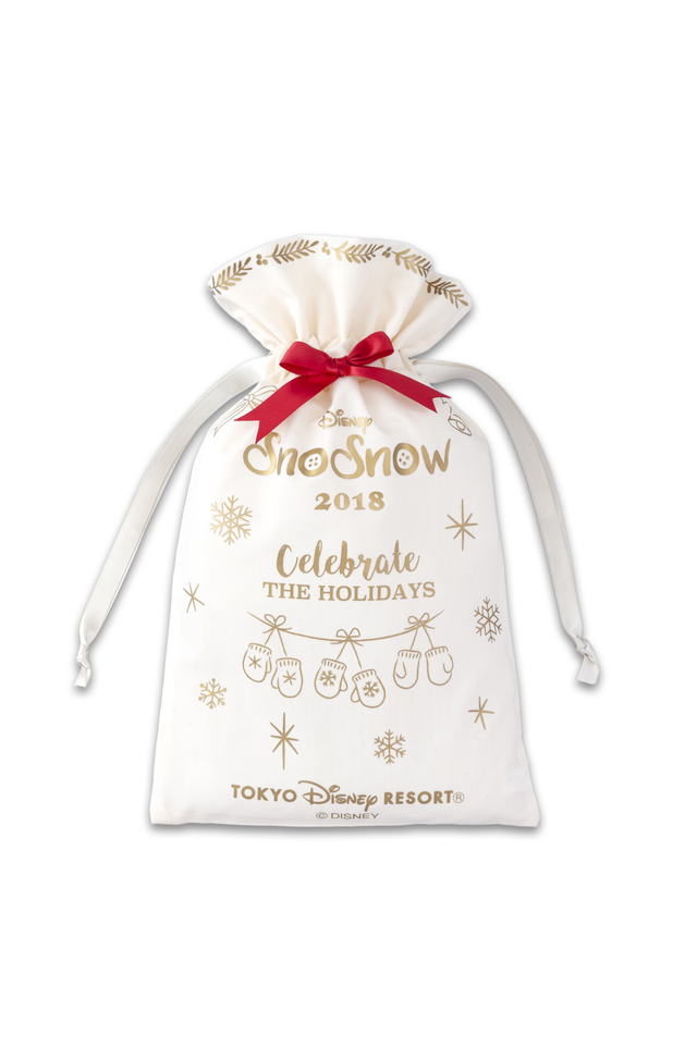 バッグ｜ベーシックセット 2,200円｜スノースノー“メイク・イット・マイン”｜2018年11月6日（火）発売｜販売店舗 東京ディズニーランド「フロンティア・ウッドクラフト」｜東京ディズニーリゾート「ディズニー・クリスマス」