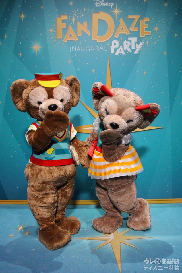 Disney FanDazeのダッフィー&シェリーメイのペアグリーティング