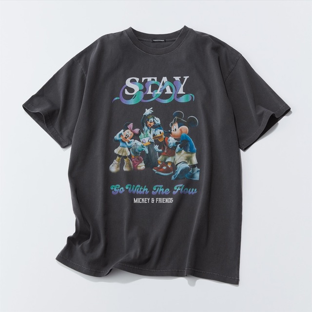 ミッキー&フレンズ ピグメント加工Tシャツ 5,500円｜PONEYCOMB TOKYO｜MICKEY & FRIENDS WITH YOU @SHIBUYA