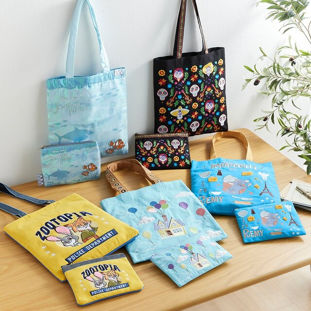 刺繍がかわいいポーチ／トートバッグ（選べるキャラクター)｜￥ 2,200～ 3,300 （税込）