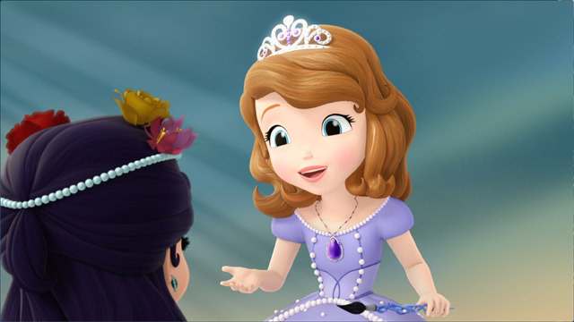 「ちいさなプリンセス ソフィア／ふたりのプリンセス 」“えのなかのプリンセス”より