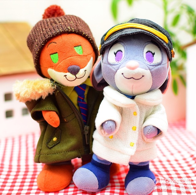 ぬいもーず  ぬいぐるみ ジュディ・ホップス/ニック・ワイルド/（着用の専用コスチュームは販売を終了しています）